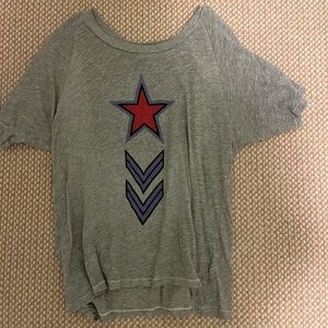 Wild fox gray t shirt